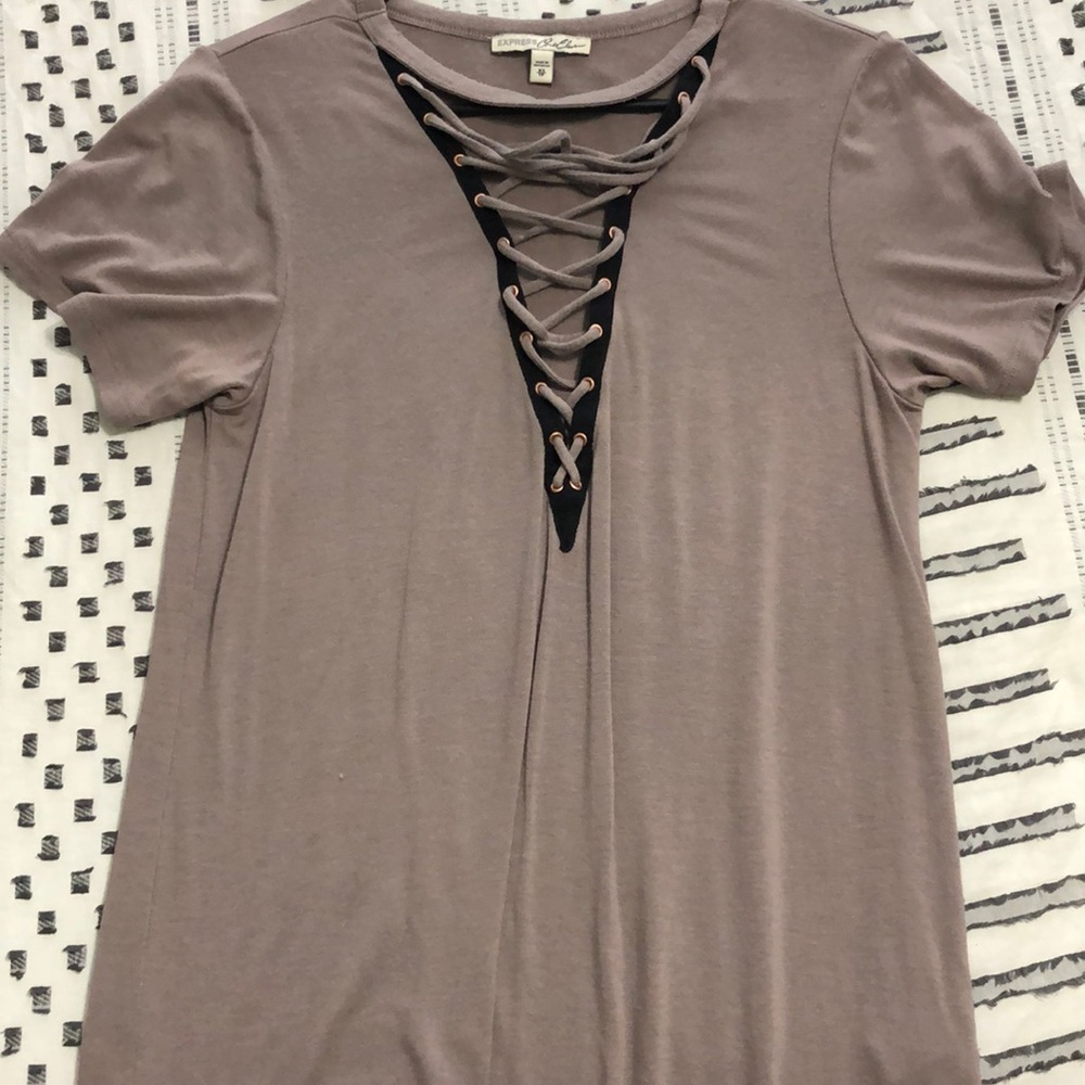 Lace up top